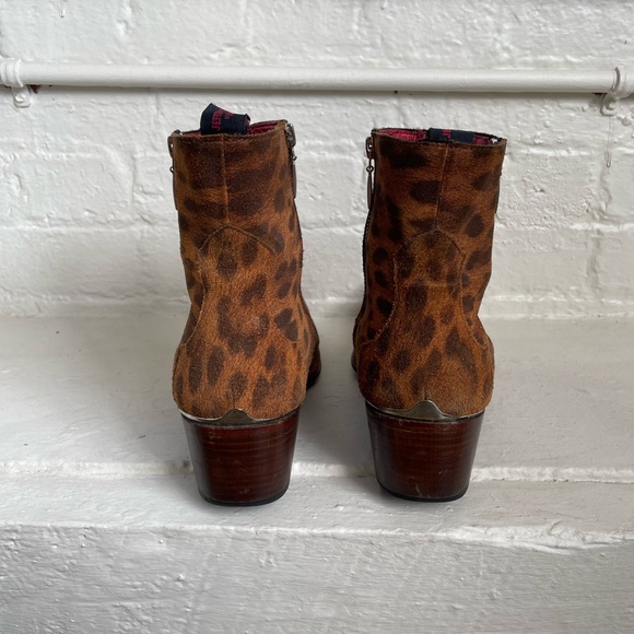 Jeffery West Leopard Chelsea Boots - Picture 3 of 6